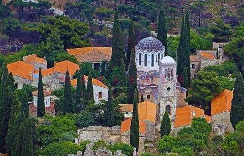 Sakız Adası Nea Moni Manastırı