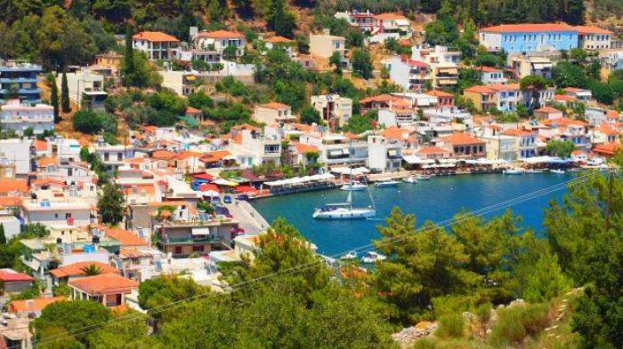 sakız adası lagada köyü